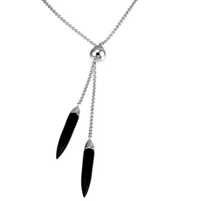 Silver Drop Necklace