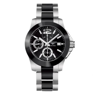 Longines Conquest stainless steel chronograph - Product number 6463657