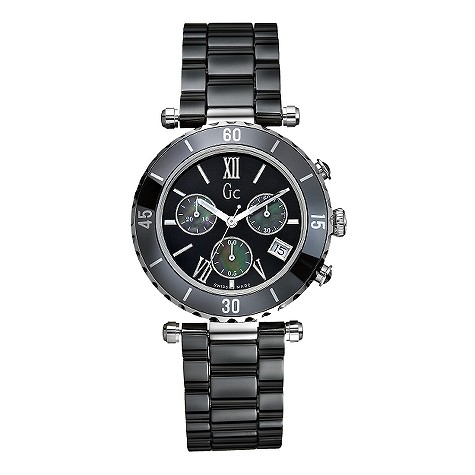 Unbranded Gc ladies black chronograph bracelet watch -