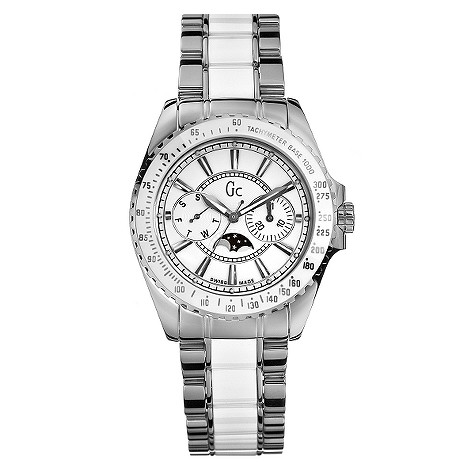 Guess Collection ladies moon dial bracelet watch