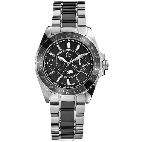 Guess Collection ladies black moon dial