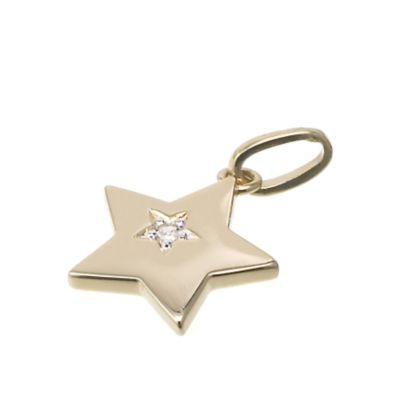 9ct Gold Diamond Star Charm - Product number 6467458