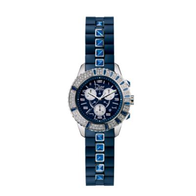 Christian Dior Christal ladies' diamond and blue watch - Product number 6467733