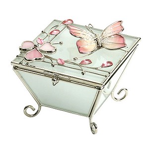 The Juliana Collection Crystal Butterfly Trinket