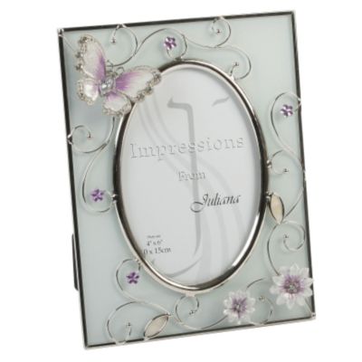 The Juliana Collection Pink Crystal Photo Frame 4'x6'