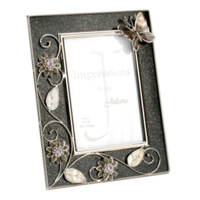 The Juliana Collection Black Glitter Photo Frame