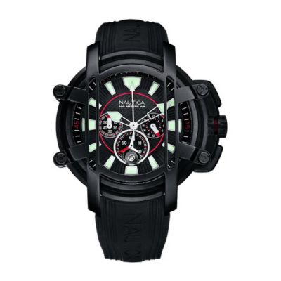 NMX mens titanium chronograph strap watch