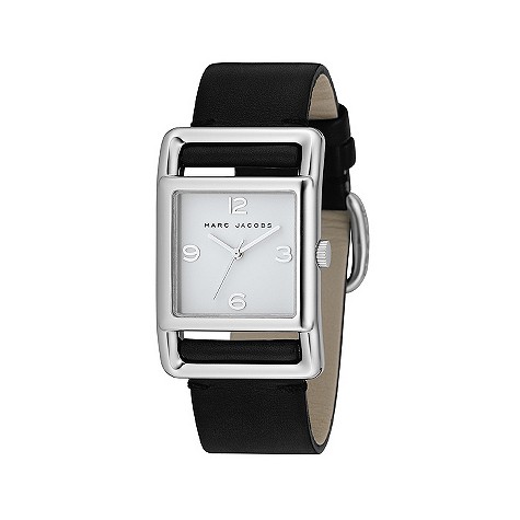 Marc by Marc Jacobs ladies dial black strap watch