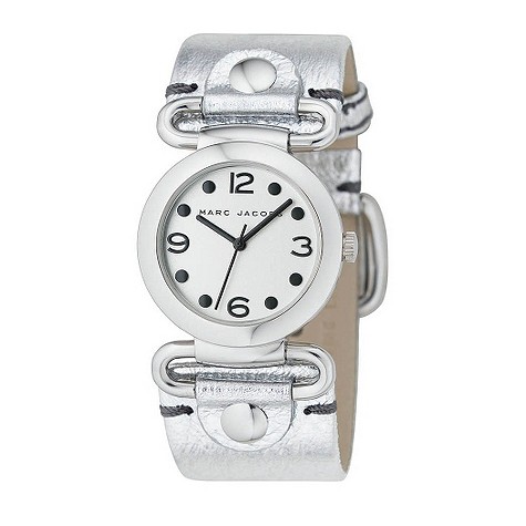 marc Jacobs ladies silver strap watch