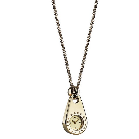 Marc Jacobs ladies gold-plated pendant watch