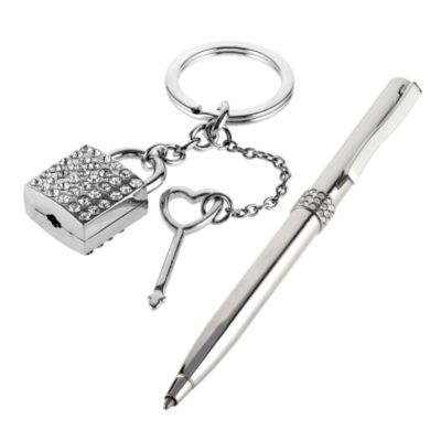 Crystal Pen and Padlock Gift Set - Product number 6500269