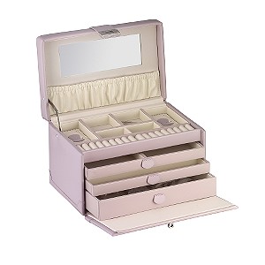 Dulwich Designs Medium Pink Jewellery Box