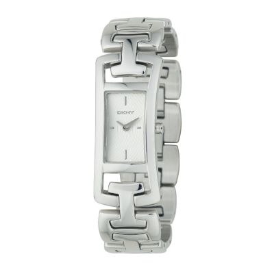 DKNY Ladies' White Dial Stainless Steel Bracelet Watch - Product number 6509835