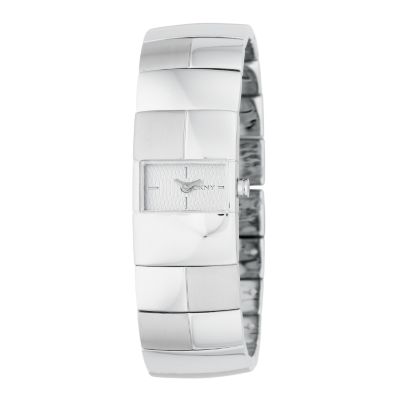 DKNY Ladies' Brick Link Stainless Steel Bracelet Watch - Product number 6509878
