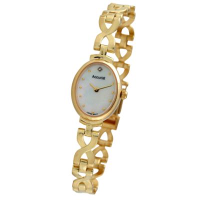 Gold Ladies 9ct Gold Kiss Link