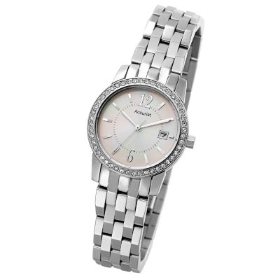 Accurist Mother Of Pearl Dial Stone Set Bracelet Watch - Product number 6510442