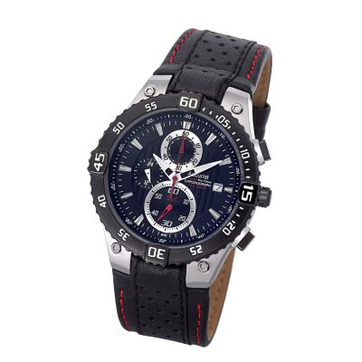 Pro-Timer Men` Chronograph Strap Watch