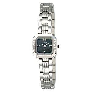 Pulsar Ladies`Diamond Set Stainless Steel Bracelet Watch