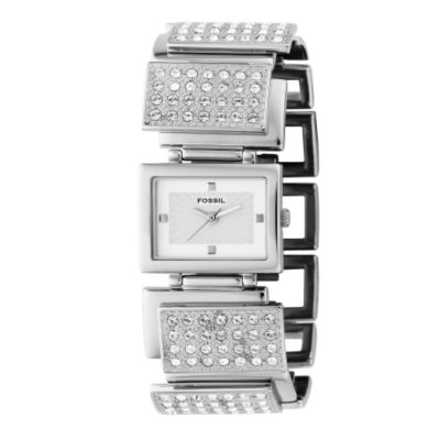 Fossil Ladies' Stone Set Rectangular Bracelet Watch - Product number 6511821
