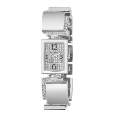 Fossil Ladies' Stone Set Square Link Bracelet Watch - Product number 6511848