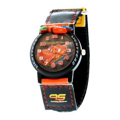 Disney Cars Lightning McQueen Velcro Strap Watch