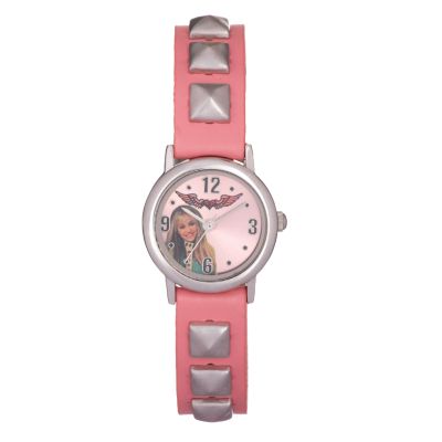 Lorus Hannah Montana Child's Pink Studded Strap Watch - Product number 6512933