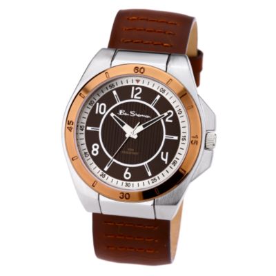 Ben Sherman Men's Brown Leather Strap Watch - Product number 6513220