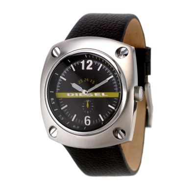 Diesel Men's Split Level Black Dial Strap Watch - Product number 6513492