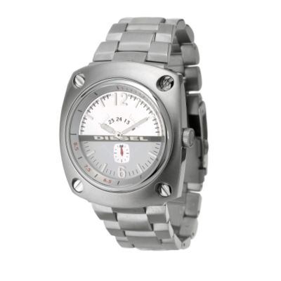 Diesel Men's Split Level Silver Dial Bracelet Watch - Product number 6513808