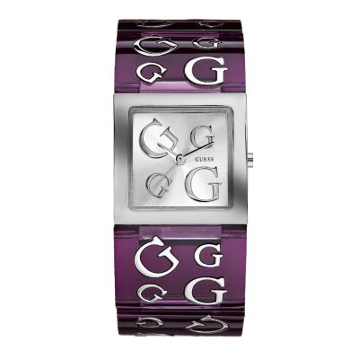 Guess Timeless G Ladies' Purple Bangle Watch - Product number 6514359