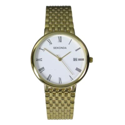 Sekonda Men's Gold-Plated Bracelet Watch - Product number 6514634
