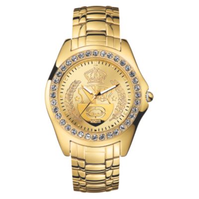 Marc Ecko Encore Men` Gold Plated Bracelet Watch