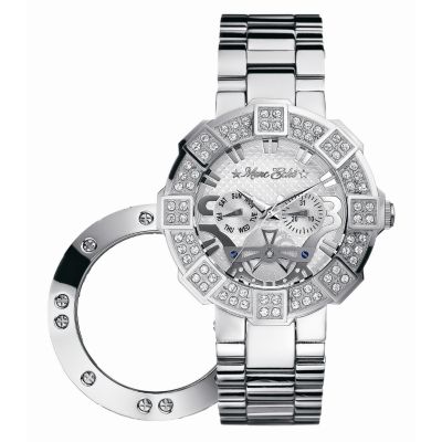 Marc Ecko The Takedown Men` Stone Set Bracelet Watch