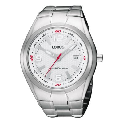 Lorus Men's Silver Dial White Metal Bracelet Watch - Product number 6515746
