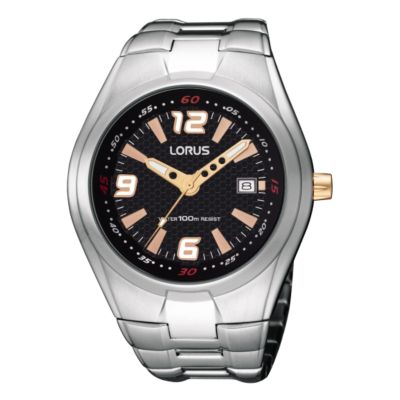 Lorus Men's Black And Rose Gold Dial Bracelet Watch - Product number 6515940