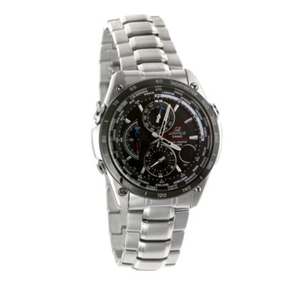 Casio Iron Man Men` Stainless Steel Bracelet Watch