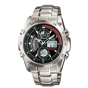 Casio Waveceptor Multi Region Men` Bracelet Watch