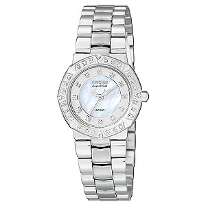 Citizen Eco-Drive Serano Ladies`Diamond Set Bracelet Watch