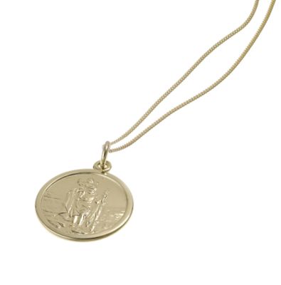 9ct gold St Christopher pendant