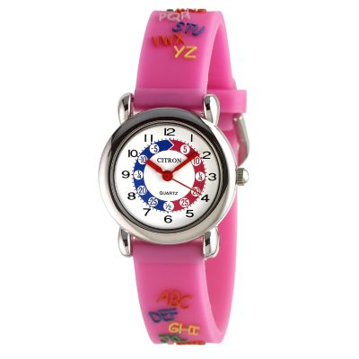 Citron Child's Pink Alphabet Strap Watch - Product number 6518214