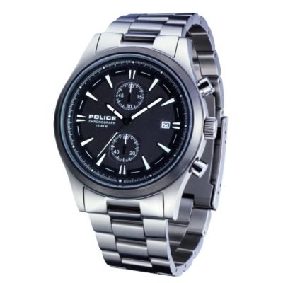 Police Fuel Men` Chronograph Bracelet Watch