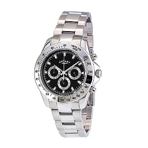 Rotary men` stainless steel bracelet watch