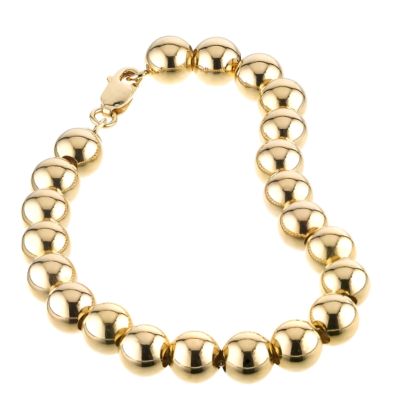 Gold Plated 8mm Bead Bracelet - Product number 6521800