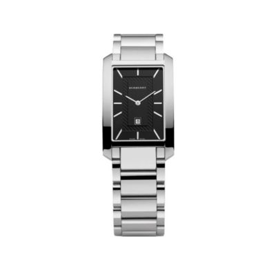 Burberry mens stainless steel exclusive watch