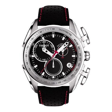Racing mens chronograph strap watch