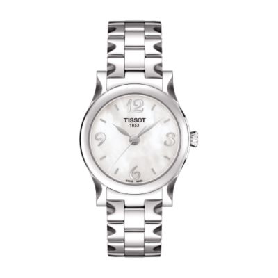 Tissot Stylis-T ladies mother of pearl bracelet