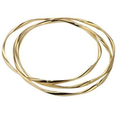 9ct Yellow Gold Triple Twist Slave Bracelet - Product number 6546609