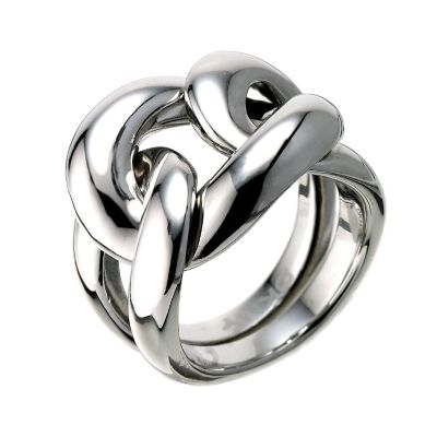 DKNY Organic Steel Ring - Size M1/2 - Product number 6548067