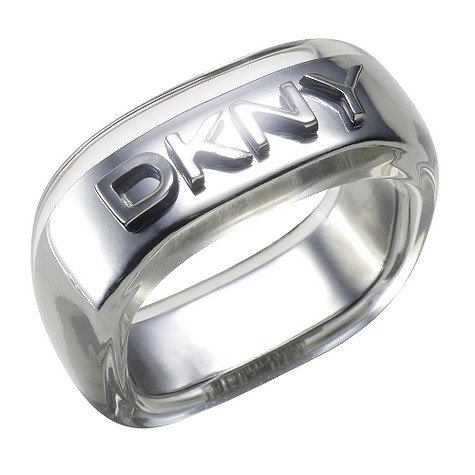 dkny Mix Media stainless steel resin ring