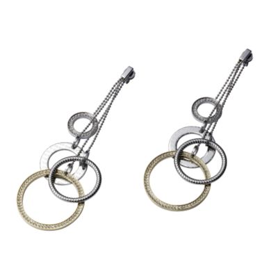 DKNY Circles stainless steel small drop earrings - Product number 6549535